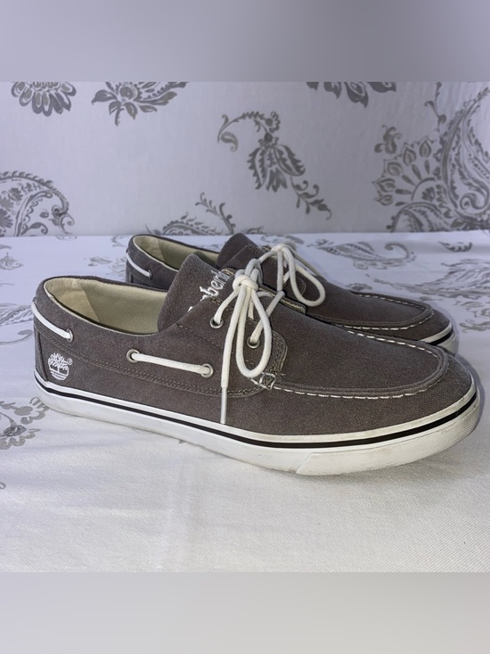 Timberland Other - Timberland Earthkeepers‎ Men's Gray Canvas Lace-Up Boat Shoes
Size 10